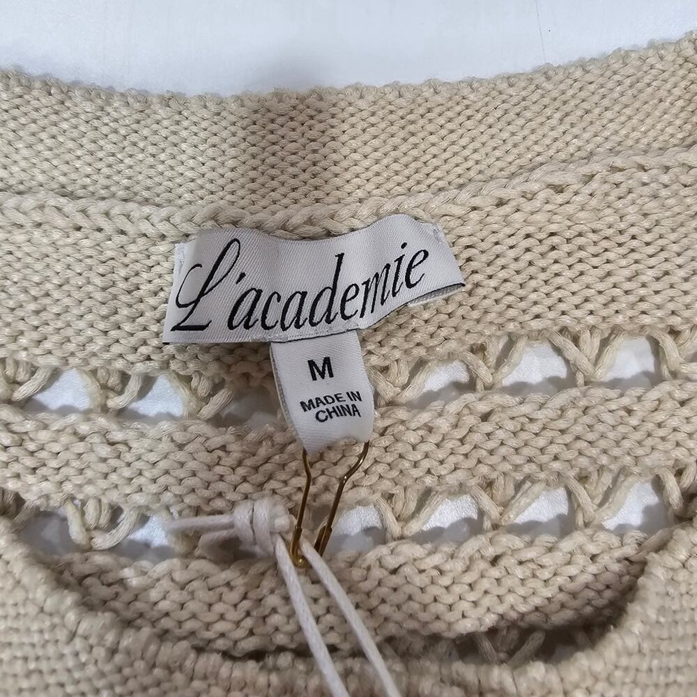 L'Academie by Marianna Amarae Midi Dress in Cream Medium - Picture 10 of 14